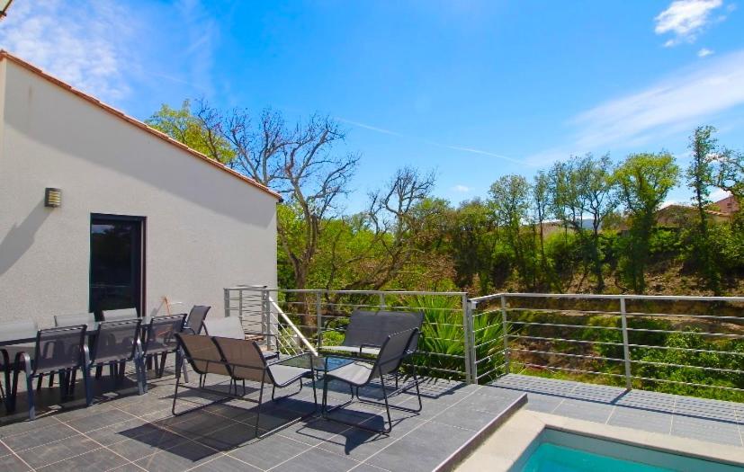 Villa Contemporaine, Jardin Mediterraneen Et Piscine Privee Saint-Jean-Pla-de-Corts Екстериор снимка