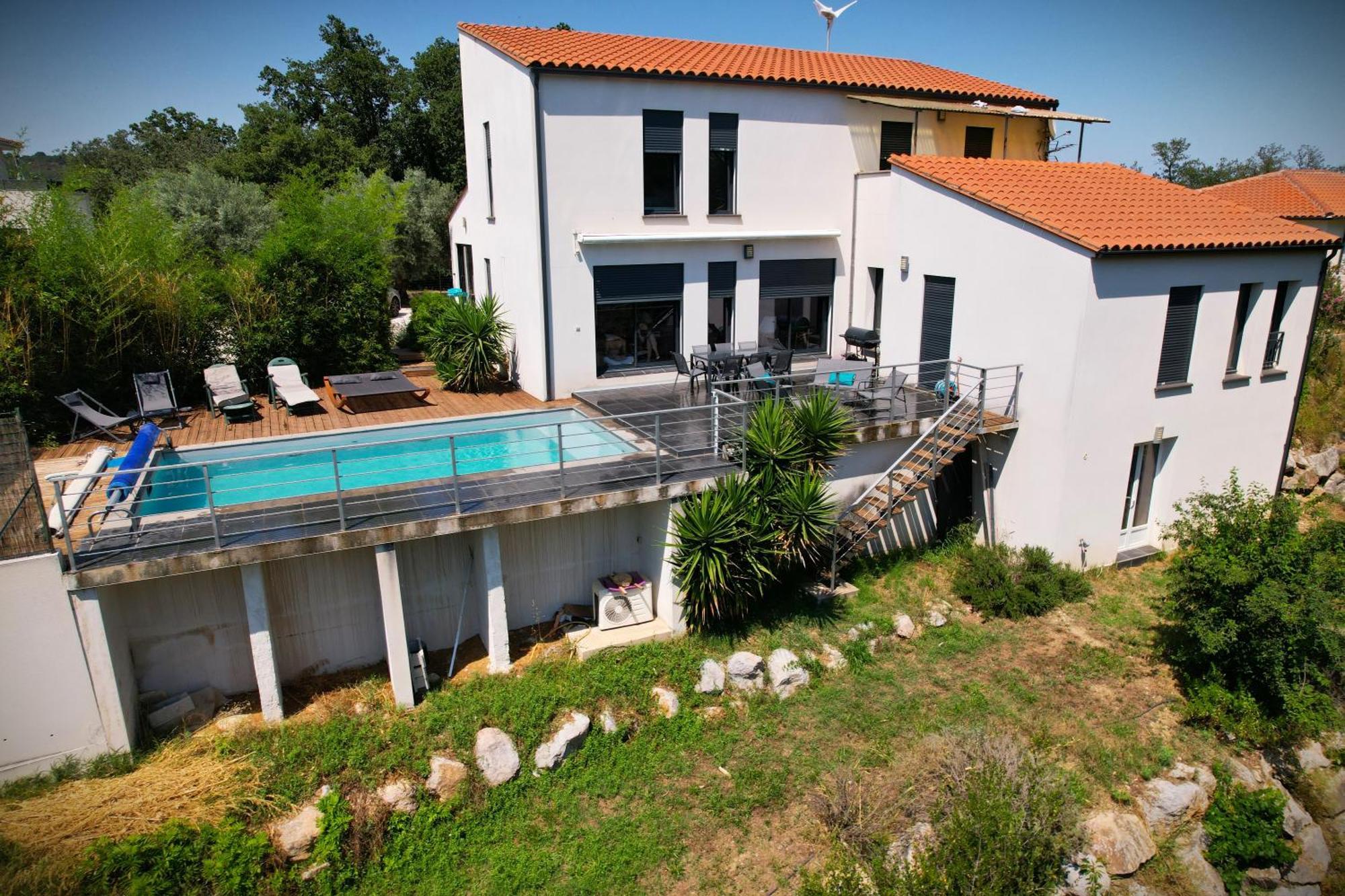 Villa Contemporaine, Jardin Mediterraneen Et Piscine Privee Saint-Jean-Pla-de-Corts Екстериор снимка